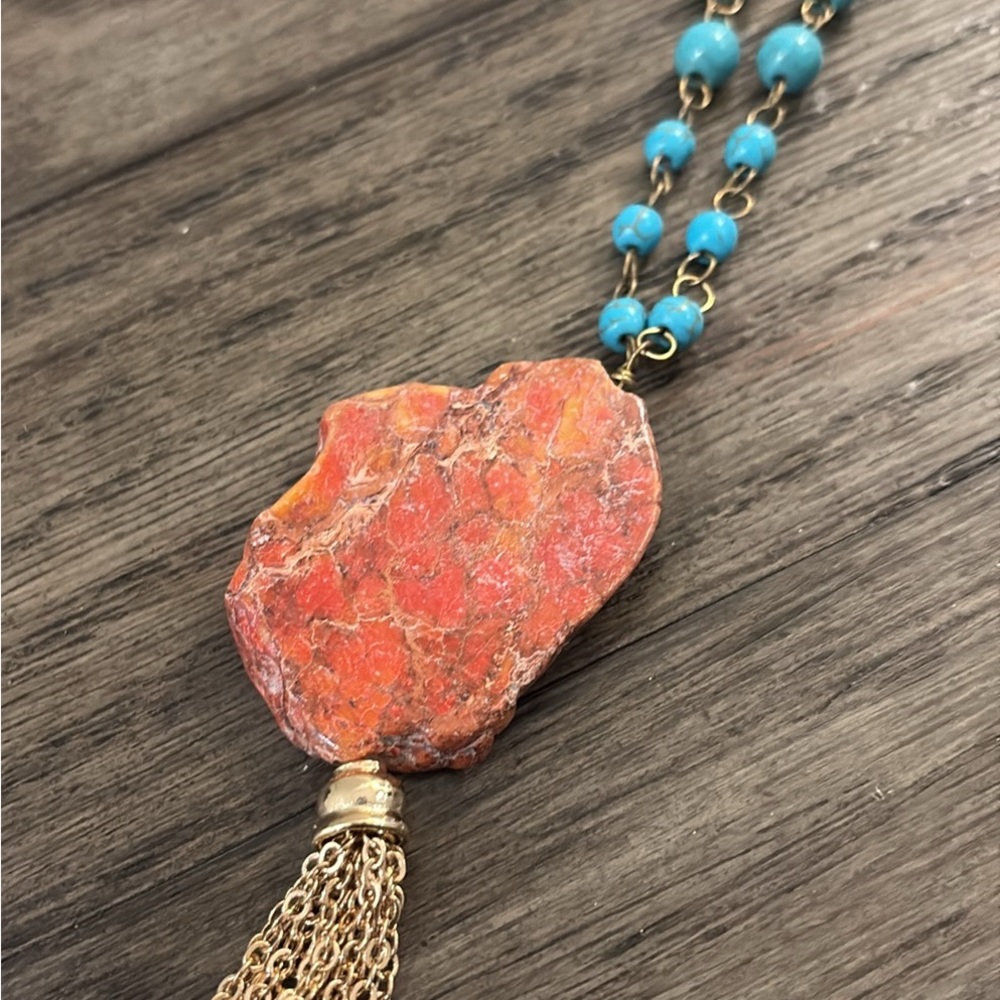 NWT Lot of 3x [Panacea] & [Charming Charlie] African Style Color Necklace Bundle - Picture 4 of 12